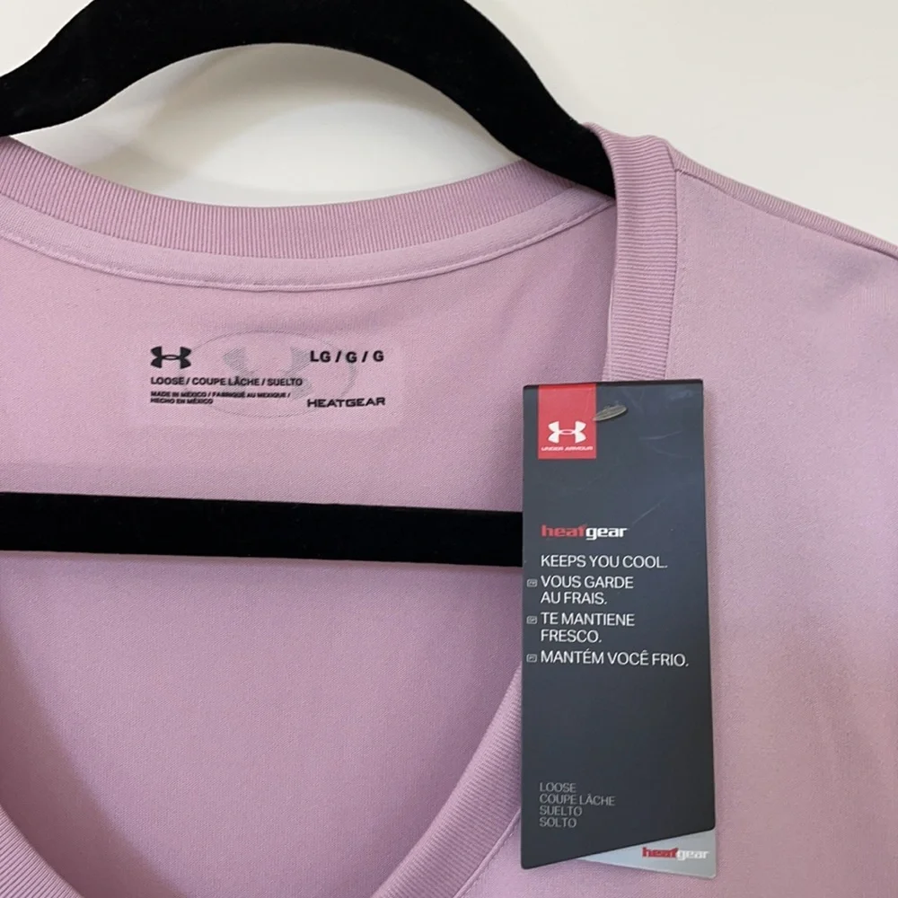 NWT Under Armour V-Neck Performance Tee - Picture 2 of 2